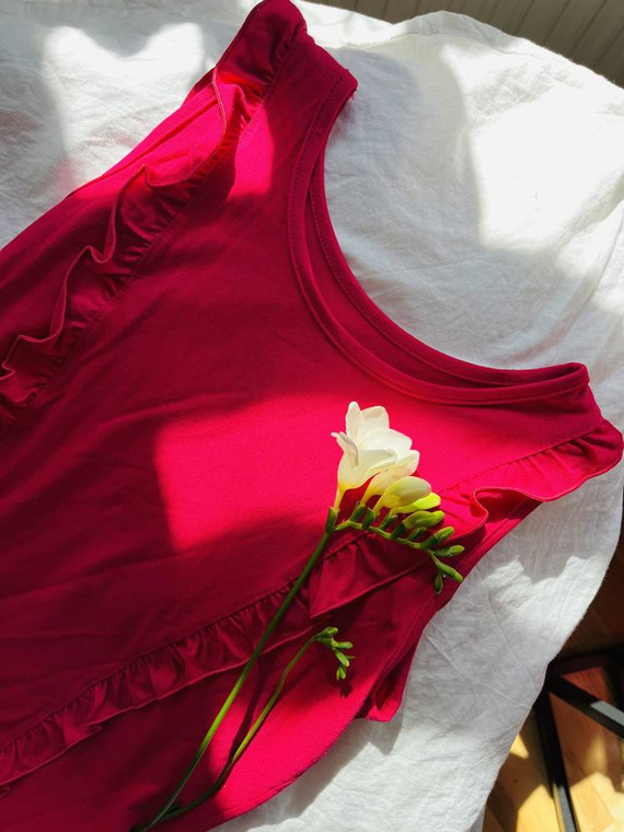 650 Sanchi Forex noční košile - amarantová