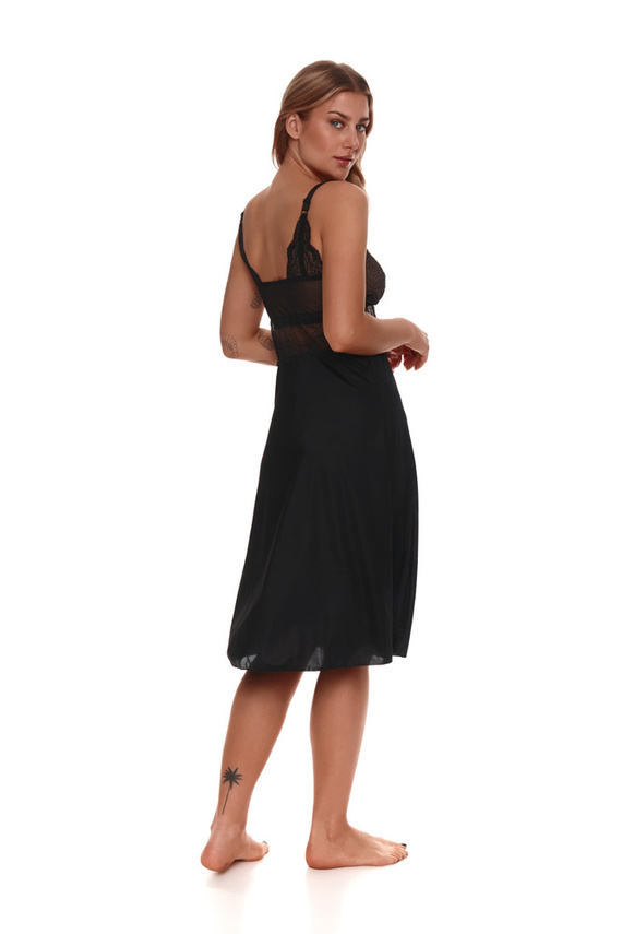 500 Velká noční košile Lupoline - černá