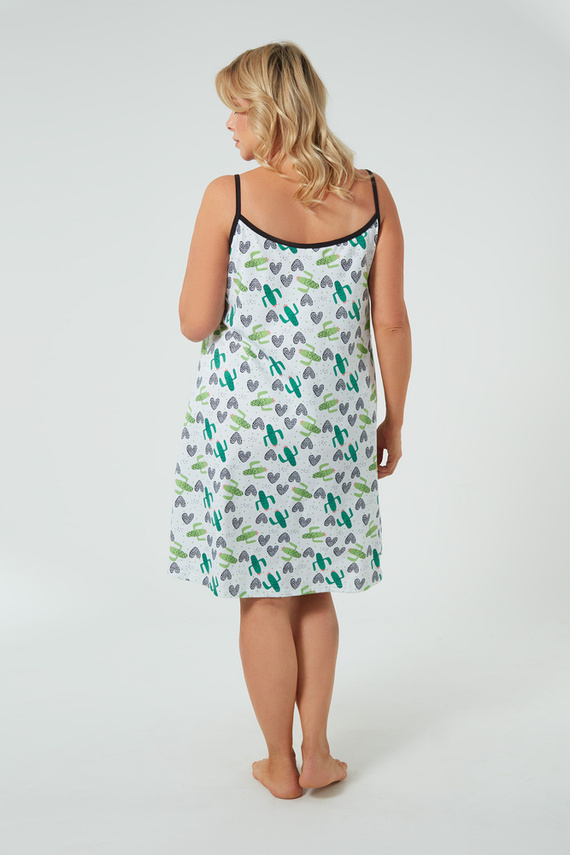 Noční košile Picos, úzká ramínka Italská móda - potisk