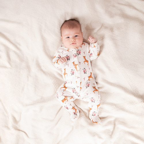 216031 Dětský župan Lala Nicol - bavlna, sárí a vzor růží