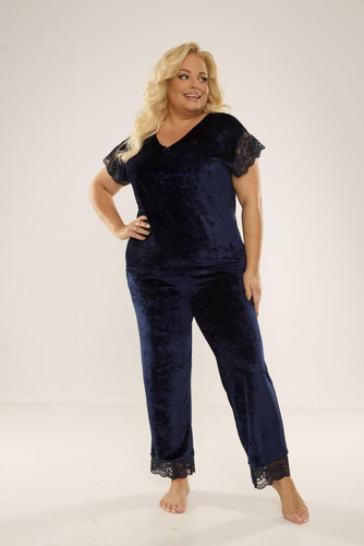 631 Milagros Dámské pyžamo Forex - tmavě modré