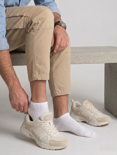 Pánské kotníkové ponožky Noviti ST075 silikon nekloužou