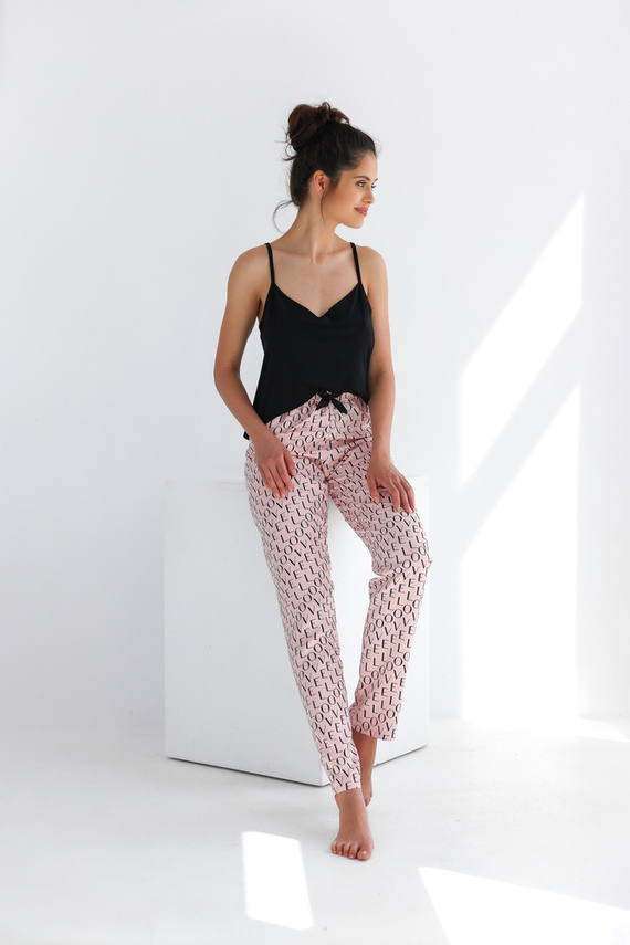 Dámské pyžamo Paula Sensis - černé