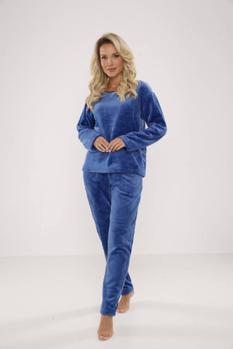 669 Měkké dámské pyžamo De Lafense - džínovina