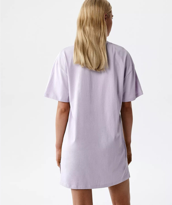 NLD-001 dámská noční košile 100% bavlna, volný střih