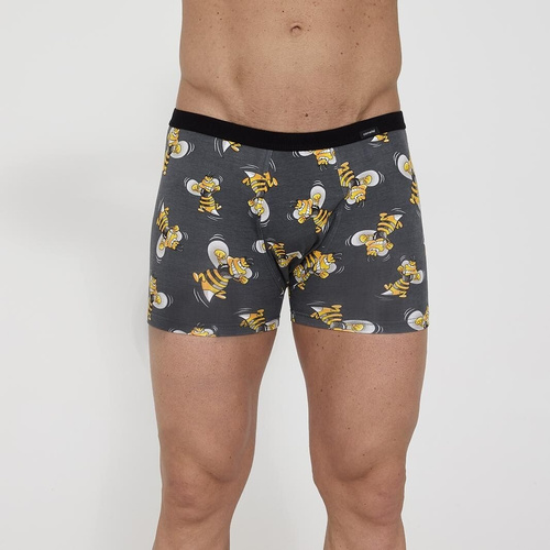 Cornette Tattoo 280/254 Homel – bavlněné pánské boxerky grafit