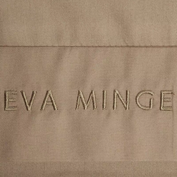 1E Elegantní saténové povlečení Eva Minge Eurofirany světle hnědá | makrosatin 100% bavlna