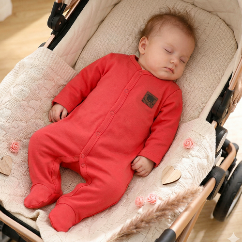 Kojenecký overal Nini Sweet Koala 100% bio bavlna – pro novorozence