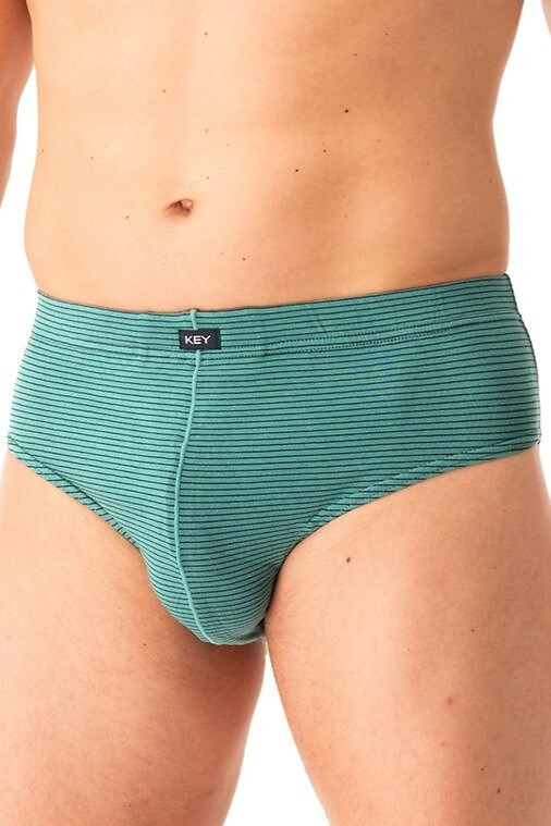 Pánské slipy MPP 327 Key green graphite-cotton, 2 balení v krabici, komfort a styl