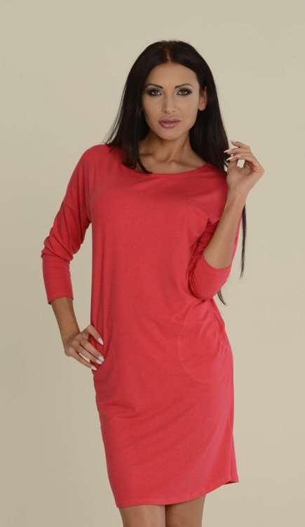 543 Paula noční košile 7/8 rukáv - světlý melír