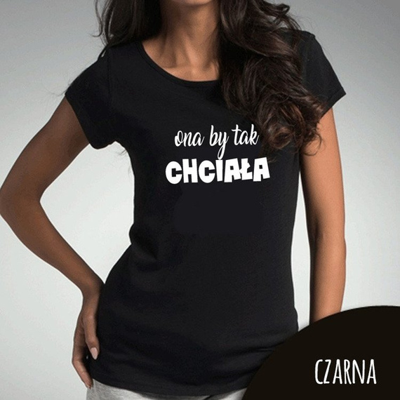 Bluzka dla mamy "ONA BY TAK CHCIAŁA" Moocha biały