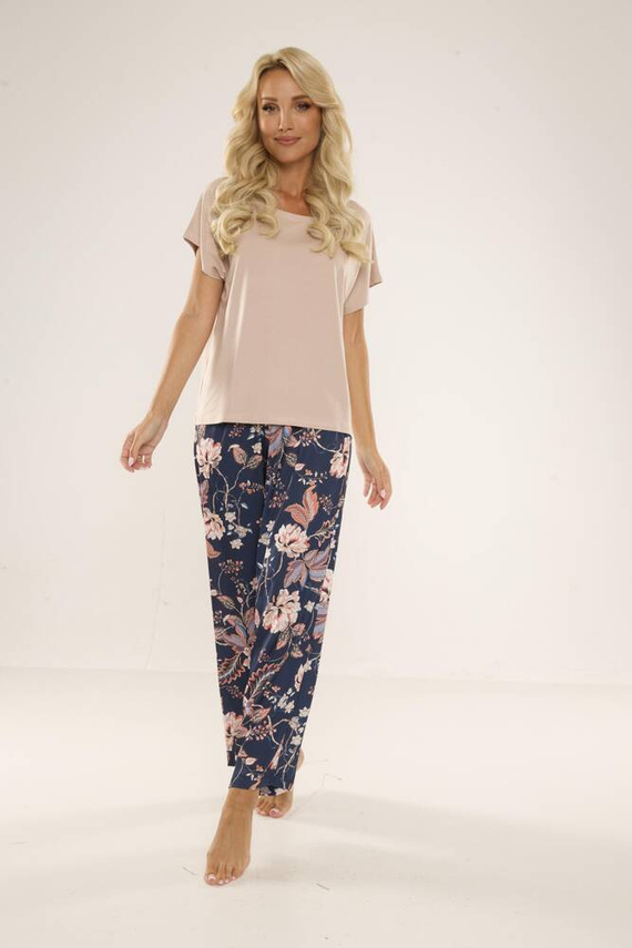 722 Lurdes Dámské pyžamo De Lafense - tmavě modré