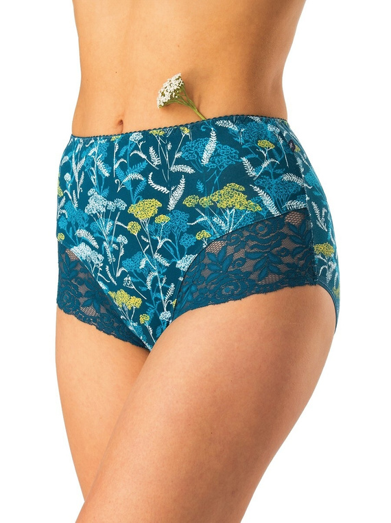 Dámské kalhotky Key LPF 577 modré - bavlněné, pohodlné, 2 ks v balení