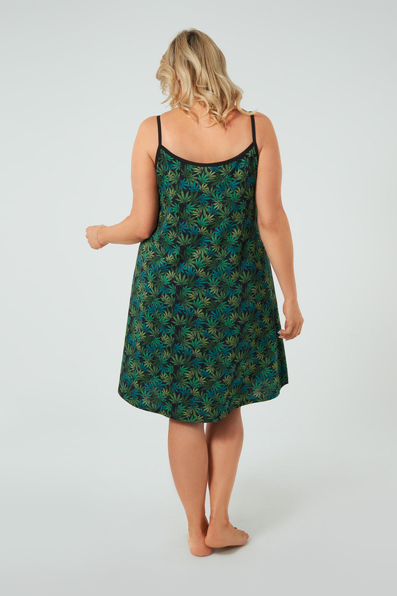 Chill noční košile, úzká ramínka Italská móda - potisk