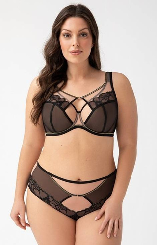 K 758 Saanvi Soft Bras Gorsenia - černá