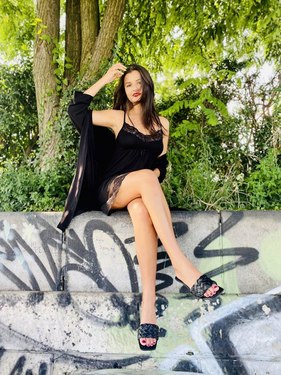 871 / 529 Visa Dámský župan Forex - černý