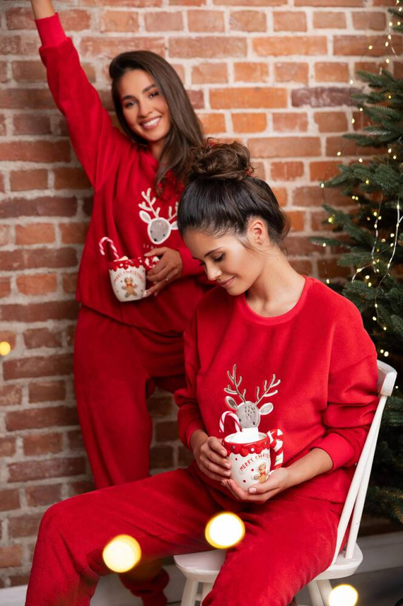 Sensis Harriet Dámské pyžamo - červené