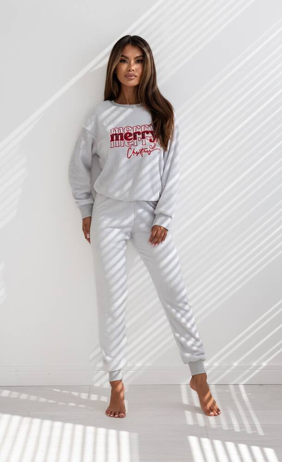 Dámské pyžamo Graciana Soft Sensis - šedé