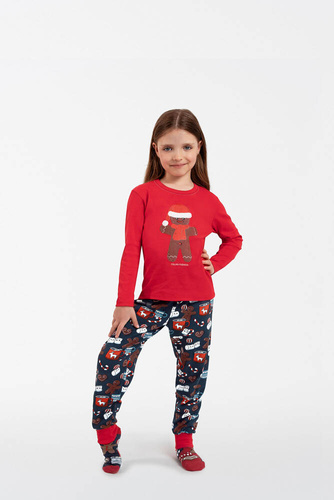 Makala Dětské pyžamo Italian Fashion - červená/potisk
