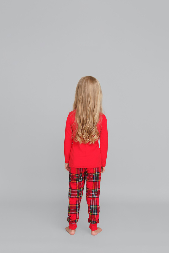 Santa pyžamo dívky Italská móda - zelená