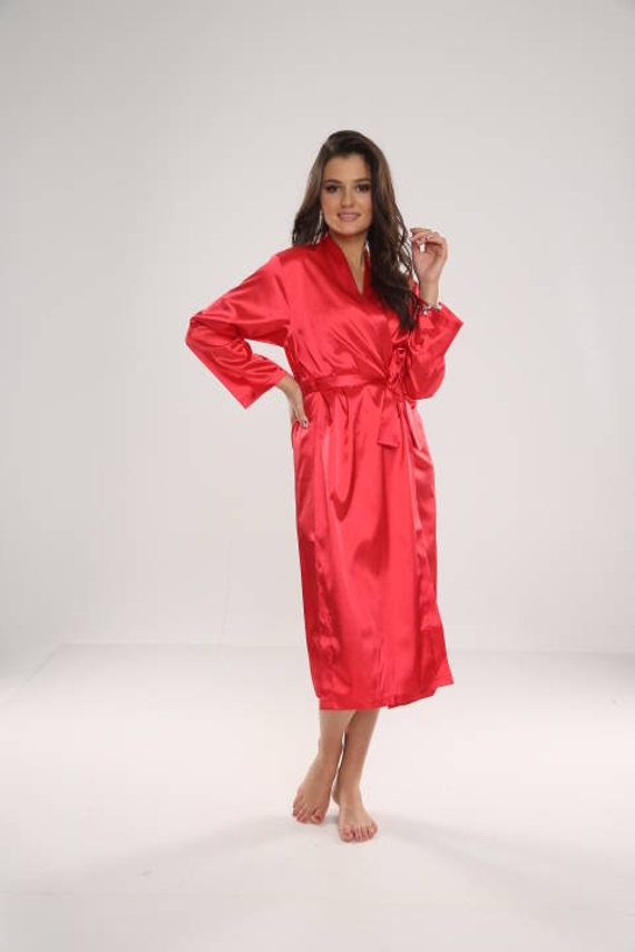 798 Dámský župan Classic Forex - červený