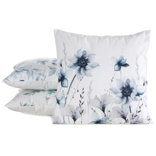 Povlak na polštář 45x45 Mink 37 Eurofirany samet květiny