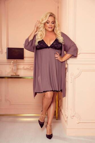 713 Noční košile Cloche Forex - mocca