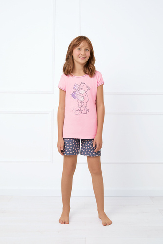Lotte Dívčí pyžamo Italian Fashion - růžová/potisk