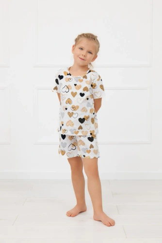 Dívčí pyžamo Ariela Italian Fashion - bavlna, krátký rukáv, šortky