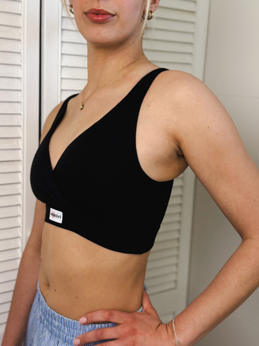 Milk&Love Mombri Klasyk nepromokavá kojicí podprsenka black