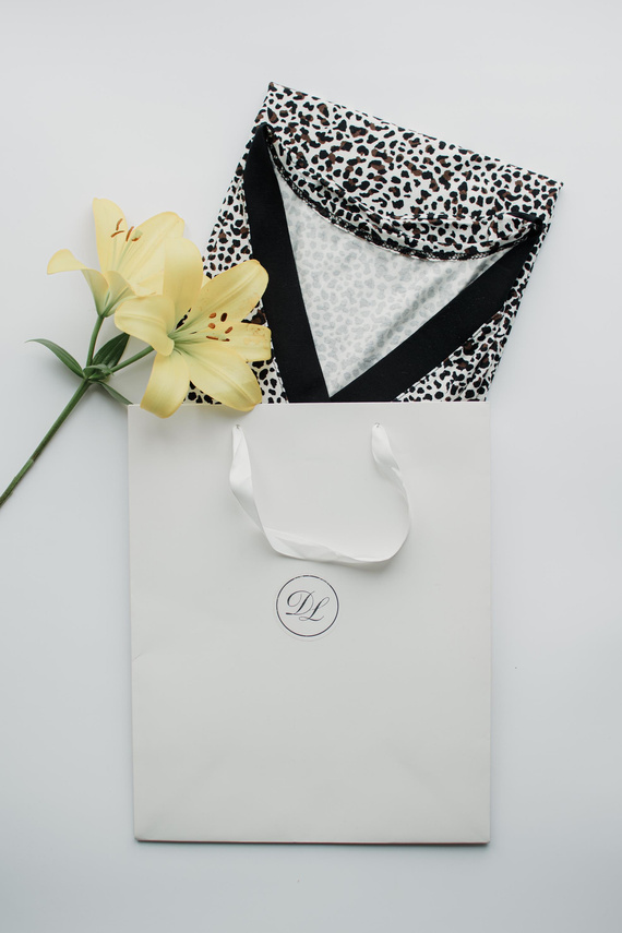 853 Kendall De Lafense - Noční košile z viskózy Panther - ecru camouflage