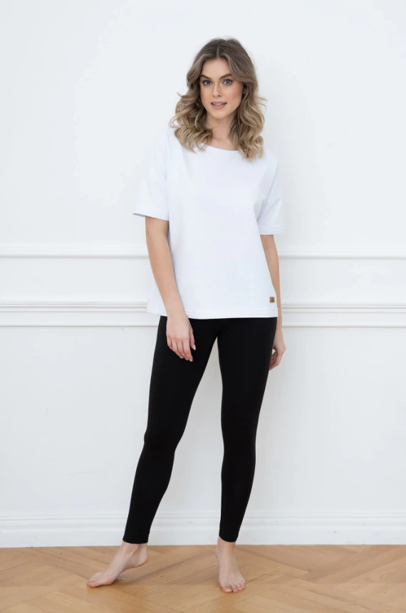 Halenka Alta s krátkými rukávy Italian Fashion - bílá