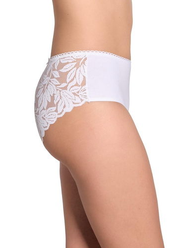 Dámské kalhotky Gabidar 222 bavlna krajka vyšší boky