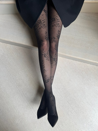 Lorenza Dámské punčochové kalhoty Vaneziana nero