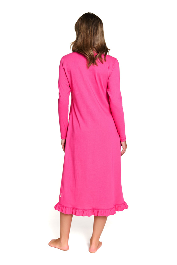 7318 Doctor Nap - Těhotenská a kojící noční košile z bavlny | Polská výroba - pivoňka