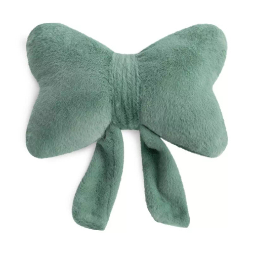 Eurofirany Wiosna 135 – dekorativní polštář 37x10x30 s mašlí sage