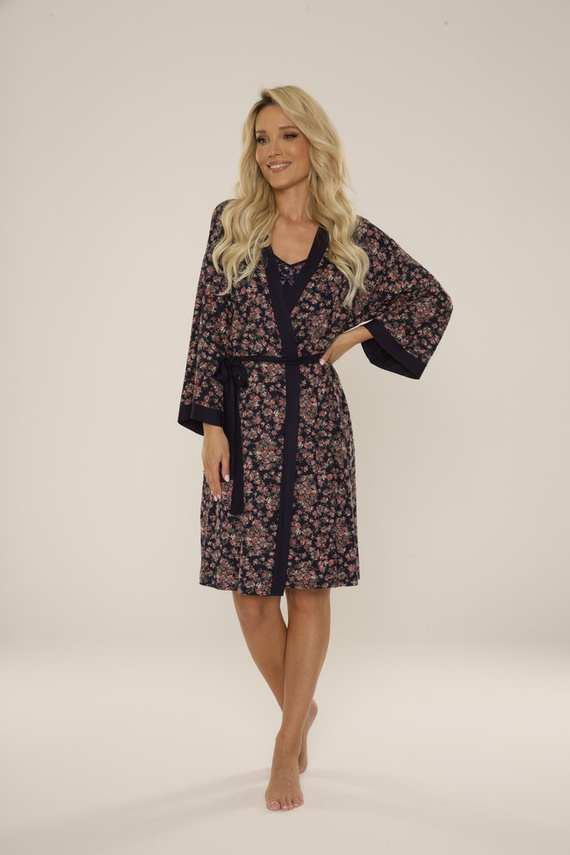 468 Mia Forex dámský župan - tmavě modrý