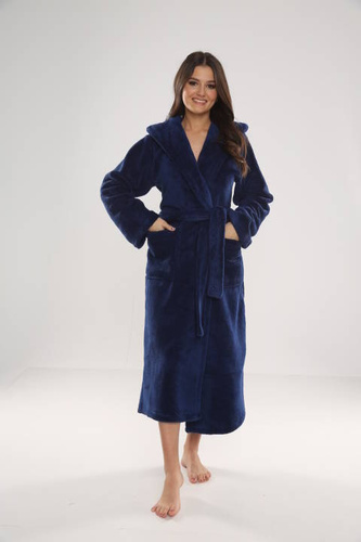 807 Dlouhý dámský župan Luna II Forex - námořnická modř