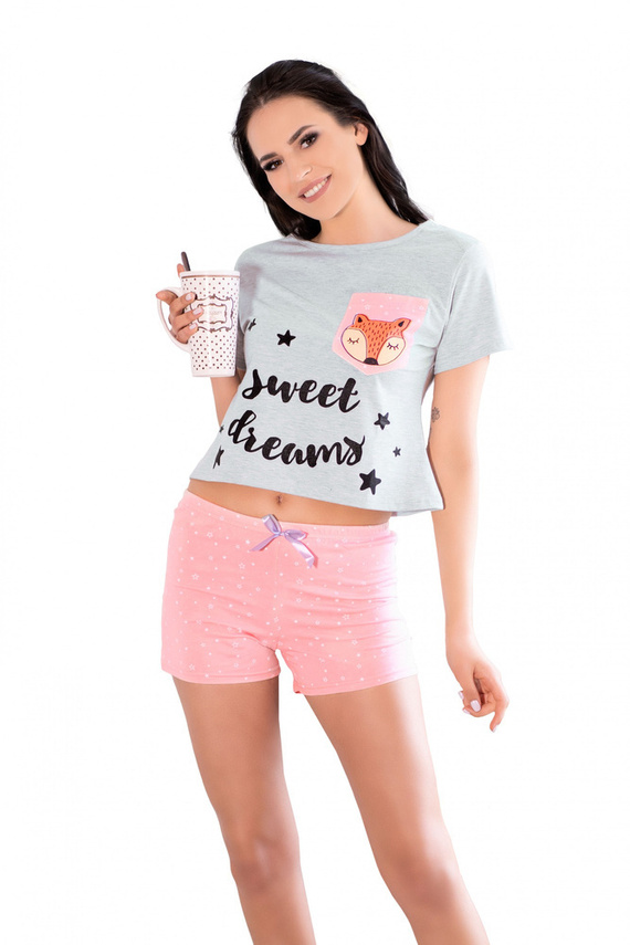 Russet Foxy 0204 Dámské pyžamo LivCo Corsetti Fashion