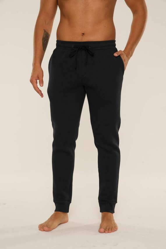 813 Indigo Pánská tepláková souprava De Lafense - černá