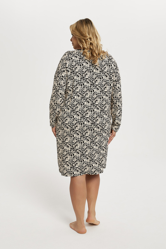 Guyana Dámská noční košile s dlouhým rukávem Italian Fashion - potisk