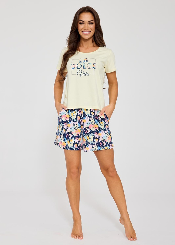 Dámské pyžamo Cornette Dolce Vita 880/331, 100% bavlna, krátký rukáv