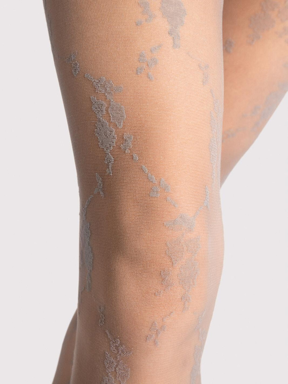 Punčochové kalhoty Fiore Rosalia G6132 20 den květinový vzor matné