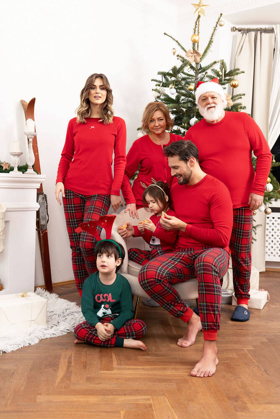 Tess Dětské pyžamo Italian Fashion - červené/potisk