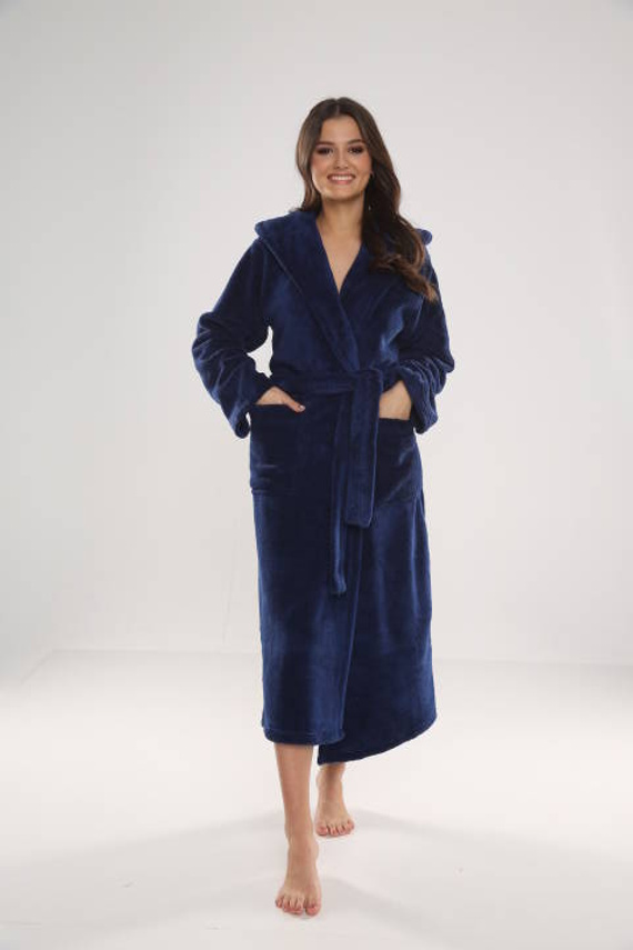 807 Dlouhý dámský župan Luna II Forex - námořnická modř