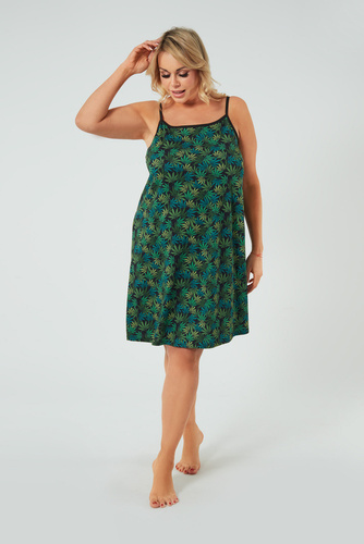 Chill noční košile, úzká ramínka Italská móda - potisk