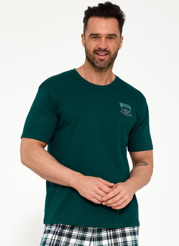 Pánské pyžamo Cornette 326/212 Montana 100% bavlna krátký rukáv