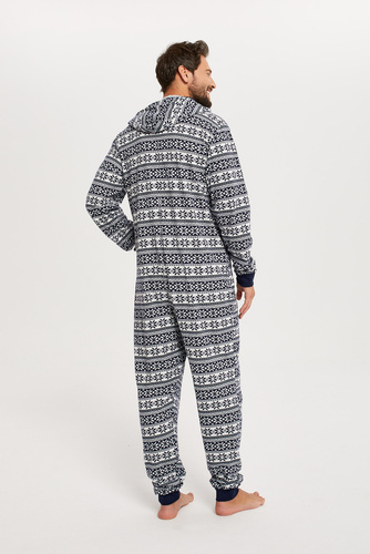 Alaska Pánský overal Italian Fashion - tmavě modrý