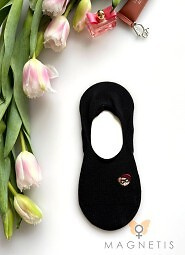 Magnetis YN-251132 – dámské balerínové ponožky z viskózy se silikonem