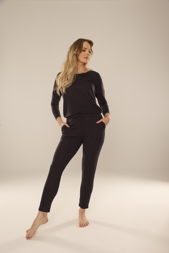 305 Paula Dámský pyžamový oblek - tmavě modrý